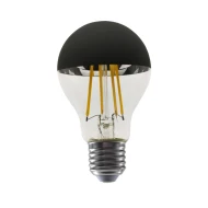 Λάμπα LED FILAMENT με ντουί E27 A60 8W 2700K θερμό λευκό φως 230VAC 900lm ντιμαριζόμενη κάλυμμα διάφανο & μαύρο Λάμπα LED FILAMENT με ντουί E27 A60 8W 2700K θερμό λευκό φως 230VAC 900lm ντιμαριζόμενη κάλυμμα διάφανο & μαύρο