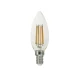 Λάμπα led filament κεράκι Ε14 7W 230V 2700k θερμό λευκό φως 860lumen 30000h