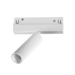 Mαγνητικό σποτ μίνι σε λευκό ματ χρώμα  OSRAM 48V DC 6W ενδιάμεσο χρώμα φωτός 4000K 640LM δέσμης  24° 