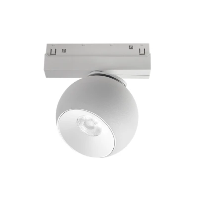 Μαγνητικό σποτ OSRAM σε λευκό ματ χρώμα 48V DC 12Wμε θερμό χρώμα φωτός 3000K 1000LM δέσμης 36° Μαγνητικό σποτ OSRAM σε λευκό ματ χρώμα 48V DC 12Wμε θερμό χρώμα φωτός 3000K 1000LM δέσμης 36°