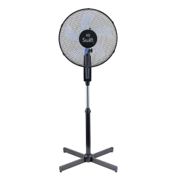 Ανεμιστήρας ορθοστάτης PSF41-5 IQ Swift 50W 40εκ μαύρος με 3 ταχύτητες και ρυθμιζόμενο ύψος