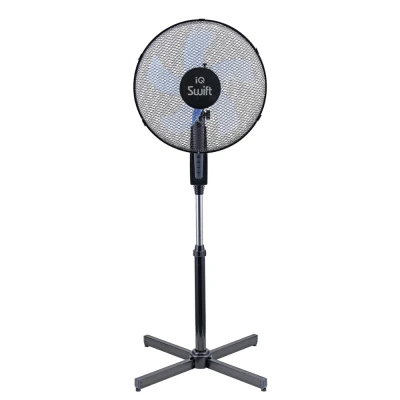 Ανεμιστήρας ορθοστάτης PSF41-5 IQ Swift 50W 40εκ μαύρος με 3 ταχύτητες και ρυθμιζόμενο ύψος Ανεμιστήρας ορθοστάτης PSF41-5 IQ Swift 50W 40εκ μαύρος με 3 ταχύτητες και ρυθμιζόμενο ύψος