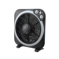 Ανεμιστήρας box fan 30 εκ. 12’’ 45W πλαστικός μαύρος PBF-34 5205505605674B