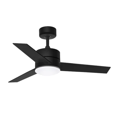 Ανεμιστήρας οροφής 107cm matt black με LED φως 18W και τηλεχειριστήριο DC motor 55W CF-4215