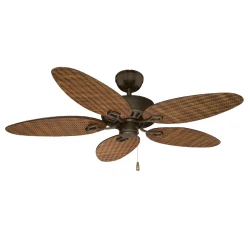 Ανεμιστήρας οροφής CF-525 52" 55W με πλεκτά wicker και μοτέρ χαλκού