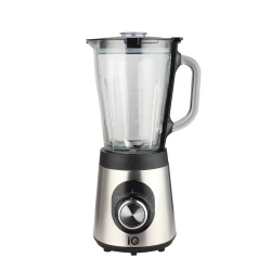 Μπλέντερ inox με γυάλινη κανάτα 1.5lt και ισχύ 800W BL-416 για smoothies και κρέμες