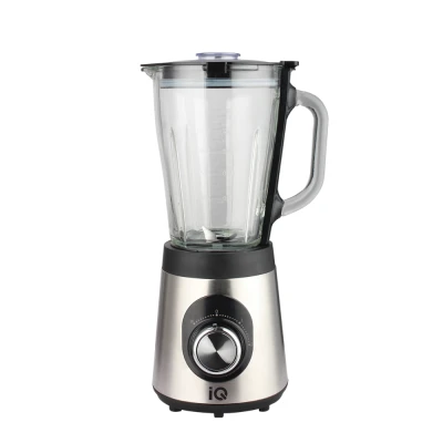 Μπλέντερ inox με γυάλινη κανάτα 1.5lt και ισχύ 800W BL-416 για smoothies και κρέμες