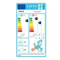 Air condition CHIQ 09DF 9000BTU με Wifi, φίλτρο 3 σε 1, ιονιστή και λειτουργία αφύγρανσης A+ & A+++