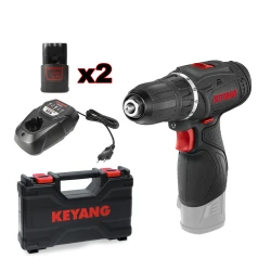 Σετ δραπανοκατσάβιδο μπαταρίας 2x12V Brushless με διάρκεια πρήρης φόρτισης 20min Κeyang