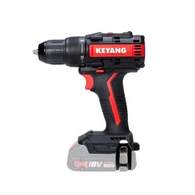 Δραπανοκατσάβιδο μπαταρίας KEYANG 18V σώμα με 2 ταχύτητες & ροπή 55 N.m