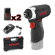 Σετ παλμικό κατσαβίδι Brushless 12V KEYANG 100 N.m 2x12V Li-ion/2.0 Ah