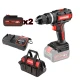Κρουστικό δραπανοκατσάβιδο Brushless με μπαταρία 18V  κυβώτιο 2 ταχυτήτων & ροπή στρέψης 70Nm Keyang