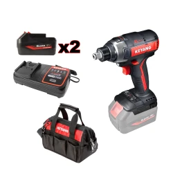 Σετ παλμικό κατσαβίδι μπουλονόκλειδο 18V Brushless με ροπή στρέψης 210N.m Keyang