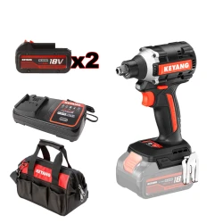 Σετ παλμικό κατσαβίδι μπουλονόκλειδο 18V (max 20V) Brushless με μπαταρία Keyang