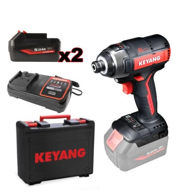 Σετ παλμικό κατσαβίδι μπαταρίας Keyang max 20V & με χρόνο πλήρης φόρτισης 15′