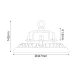 Καμπάνα LED HIGH BAY ASTREK DIM 1-10V 200W 30.000LM ψυχρό χρώμα φωτός 5000K 90° 230V AC IP65 Καμπάνα LED HIGH BAY ASTREK DIM 1-10V 200W 30.000LM ψυχρό χρώμα φωτός 5000K 90° 230V AC IP65