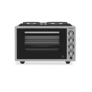 Ηλεκτρικό κουζινάκι Robin ZK-55 inox με 3 εστίες χωρητικότητα 42lt Π52xΒ45xΥ36cm