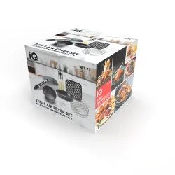 Σετ 7 αξεσουάρ για air fryer AFS-71 με ταψιά, σχάρα και λαβίδα