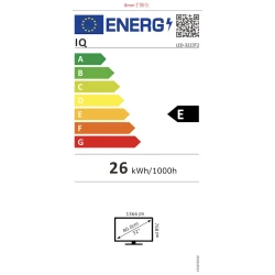 Τηλεόραση IQ 32" HD LED-3223T2 με ανάλυση 1366x768 και λειτουργικό Web OS