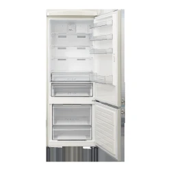 Ψυγειοκαταψύκτης Robin RB-498 BEIGE σειρά retro μπεζ 472lt Υ191cm x Π71cm x Β74,6cm