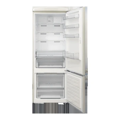 Ψυγειοκαταψύκτης Robin RB-498 BEIGE σειρά retro μπεζ 472lt Υ191cm x Π71cm x Β74,6cm Ψυγειοκαταψύκτης Robin RB-498 BEIGE σειρά retro μπεζ 472lt Υ191cm x Π71cm x Β74,6cm
