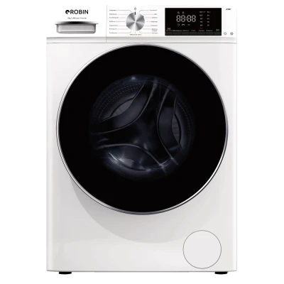 Πλυντήριο ρούχων Robin RT-1085 inox πόρτα χωρητικότητας 8Kg Π59,7xΒ52xΥ84,5cm