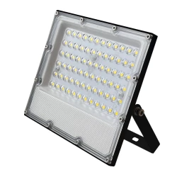 Προβολέας led smd 30W θερμό χρώμα φωτός3000K 3450lm 220VAC RA80 IK08 5YRS μαύρος αλουμινίου IP65