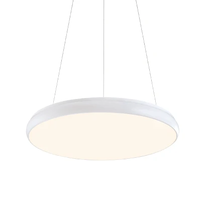 Κρεμαστό φωτιστικό KALLISTA LED 32W 2560LM CCT με δυνατότητα επιλογής φωτισμού λευκό χρώμα μεταλλικό D40xH8cm