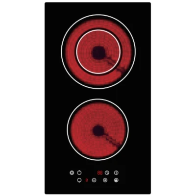 Αυτόνομη κεραμική εστία Robin 3200W SB-23 Domino 3 ζωνών με πλήκτρα αφής 28,8cmΧ52cm