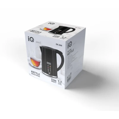 Βραστήρας EK-266 1,7lt 2200W με ψηφιακό έλεγχο αφής και ανοξείδωτο εσωτερικό Βραστήρας EK-266 1,7lt 2200W με ψηφιακό έλεγχο αφής και ανοξείδωτο εσωτερικό