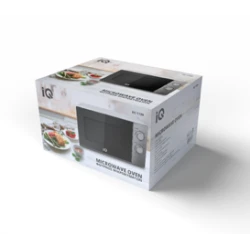 Φούρνος μικροκυμάτων IQ KC-1139 20lt 1000W με γυάλινη πόρτα και μηχανική λειτουργία