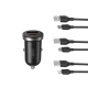 XO-CC56 φορτιστής αυτοκινήτου 30W με 2 εξόδους USB Type A και USB Type C XO-CC56 φορτιστής αυτοκινήτου 30W με 2 εξόδους USB Type A και USB Type C