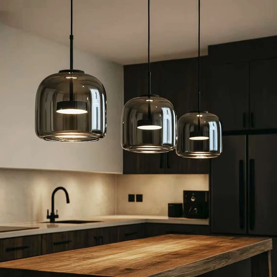 Φωτιστικό LED κρεμαστό μονόφωτο Bristol 12W με δυνατότητα επιλογής φωτός 3 CCT (3000K/4000K/6000K) από διακόπτη σε μαύρο χρώμα Φωτιστικό LED κρεμαστό μονόφωτο Bristol 12W με δυνατότητα επιλογής φωτός 3 CCT (3000K/4000K/6000K) από διακόπτη σε μαύρο χρώμα