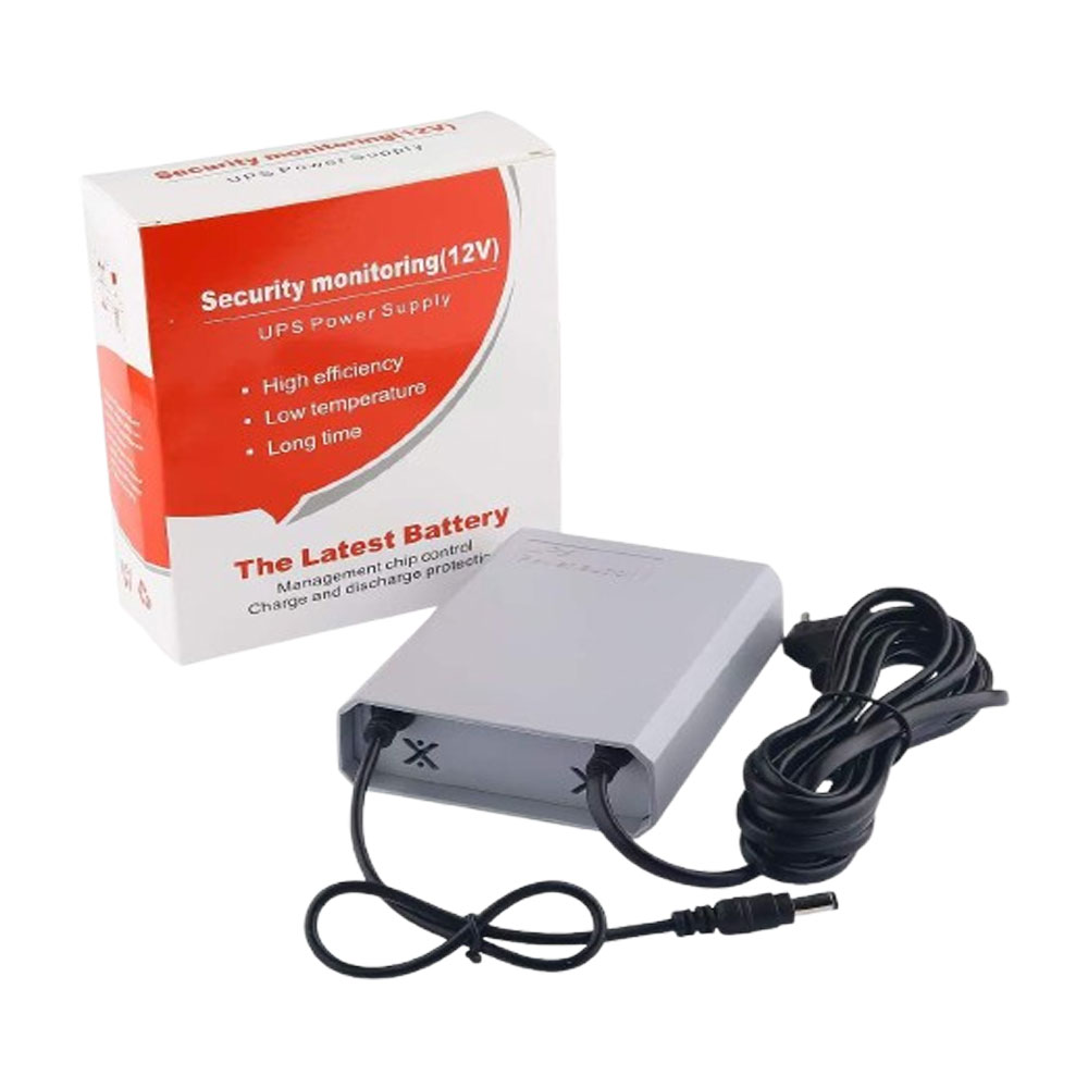 Mini DC UPS QX-2324A 12V 2A για συσκευές τηλεπικοινωνιακού υλικού & συστήματα συναγερμού