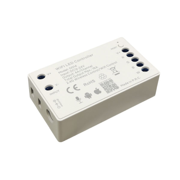 Controller WIFI TUYA RGBW για χρωματιστές RGBW led ταινίες 12VC 16A/192W - 24VC 16A/384W