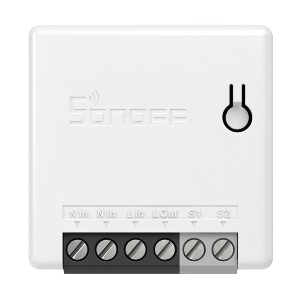 Smart διακόπτης SONOFF ZBMINI ZigBee 3.0 λευκός για έλεγχο μέσω εφαρμογής για smartphone