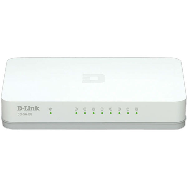 ΜΕΤΑΓΩΓΕΑΣ ΔΙΚΤΥΟΥ DESKTOP SWITCH D-LINK GO-SW-8G ΜΕ 8 ΘΥΡΕΣ GIGABIT ETHERNET10/100/1000Mbps