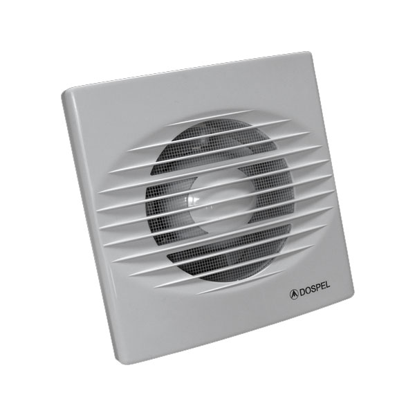 Εξαεριστήρας μπάνιου λευκός RICO Φ100 15W 2650rpm 230V 100 m³/h 40dB αθόρυβος