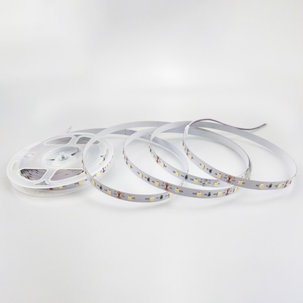 Ταινία led 5μ 4,8W 24V ενδιάμεσο λευκό φως 4000K IP20 60led/m 100lm/W CRI80