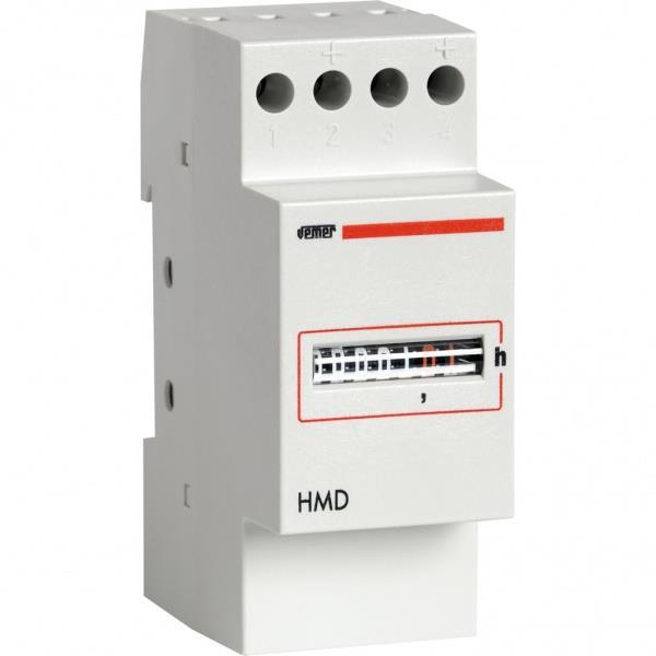 Ωρομετρητής ράγας VEMER HMD-024 24VAC 2module ανάλυση 1/100h