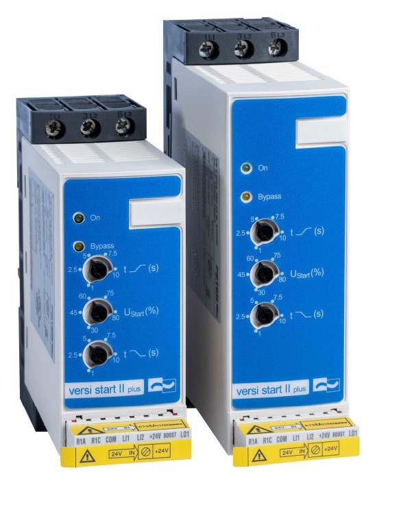 Ομαλός εκκινητής SOFT STARTER για κινητήρα 5,5KW /12A PETER electronic VersiStart II plus 24VDC με ενσωματωμένο bypass relay