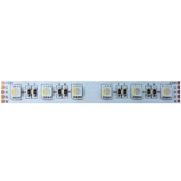 Ταινία LED NANO μήκους 5m 17W/M 24V DC με δυνατότητα εναλλαγής χρωμάτων RGBW-6500K & πλάτος 12mm κατάλληλη για εξωτερικό χώρο IP65