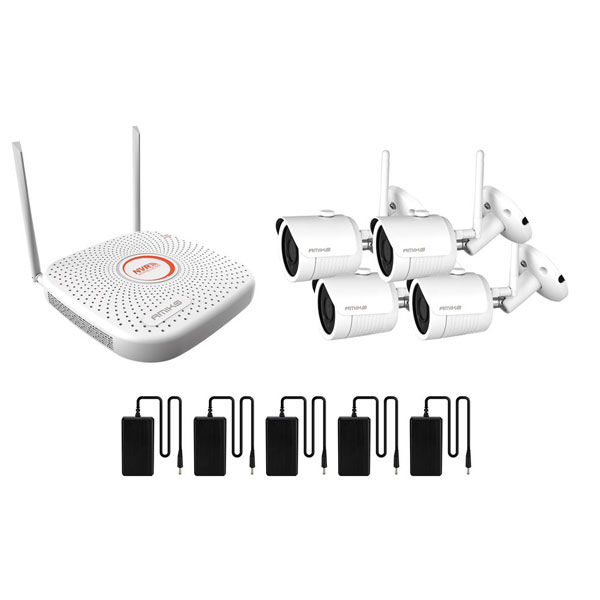 Κιτ παρακολούθησης με 4 κάμερες IP AMIKO KIT4900 WIFI 9CH 2MP