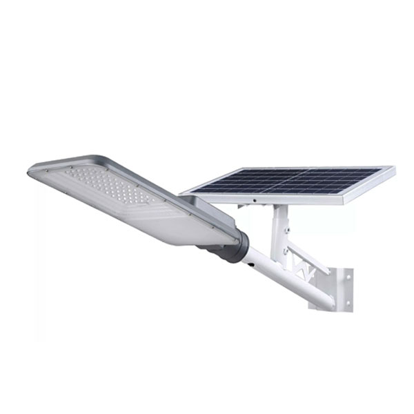 Ηλιακό φωτιστικό δρόμου LED HSL-5020-200W με ψυχρό χρώμα φωτός 6000K & χρόνο λειτουργείας έως 12 ώρες IP65