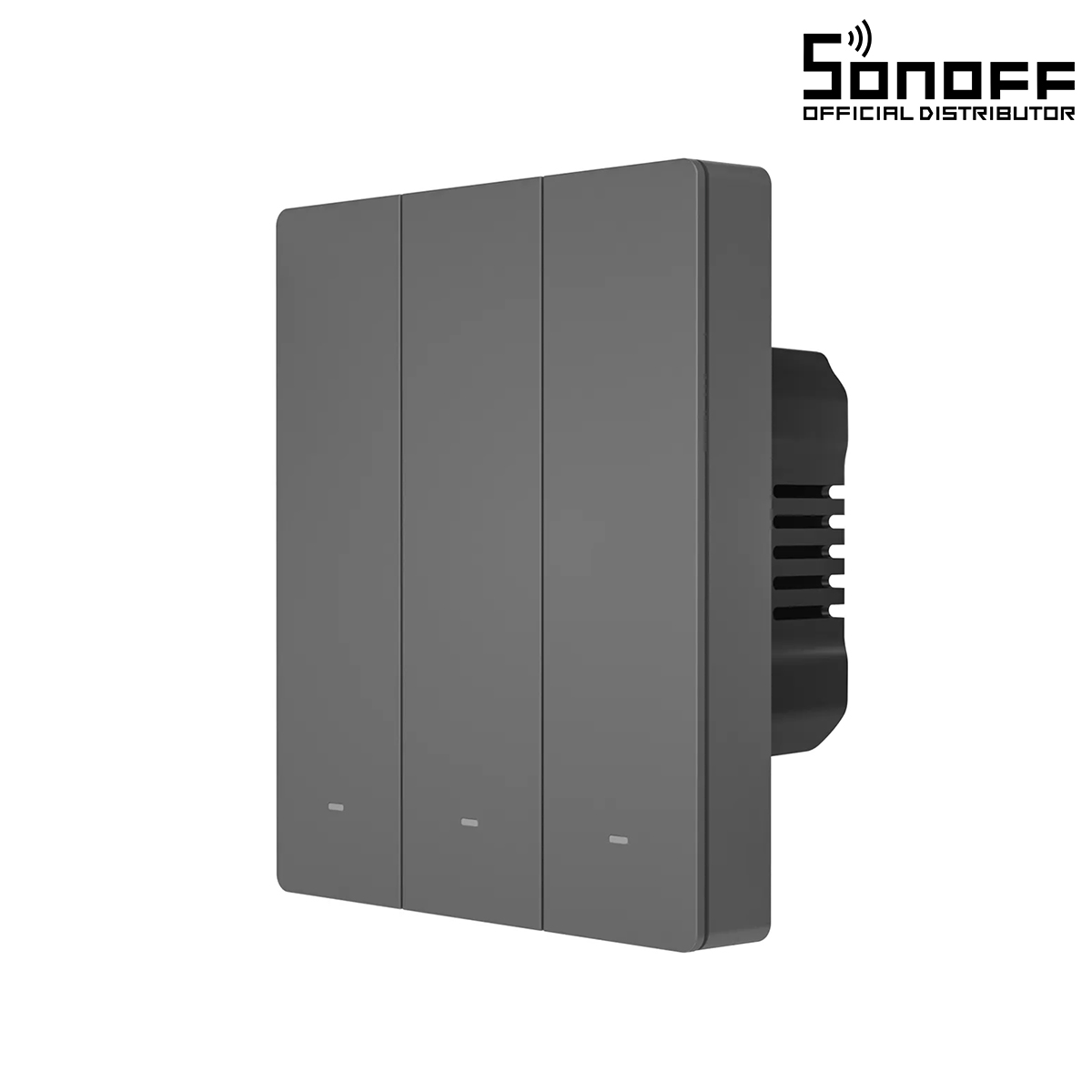 Διακόπτης επίτοιχος SONOFF M5-3C-80 SwitchMan Smart WiFi & Bluetooth AC 100-240V Max 6A 1320W (2A/Way) 3 Way