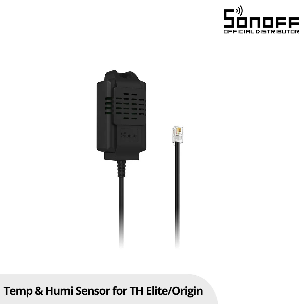 Sonoff αισθητήρας θερμοκρασίας σε μαύρο χρώμα THS01 -40℃ to +85℃ - με μήκος καλωδίου 50cm