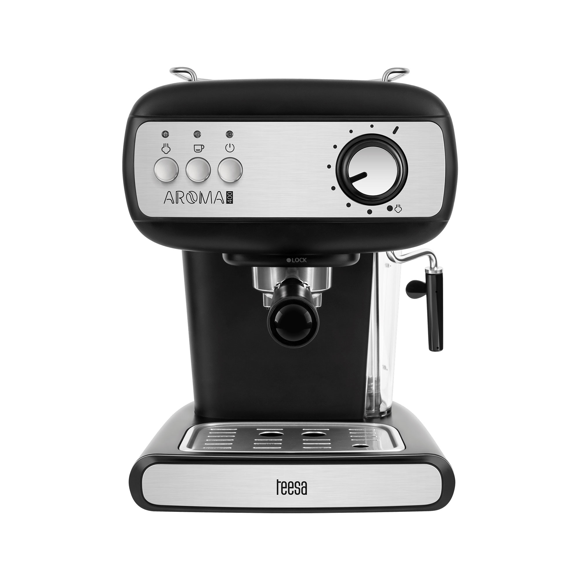 Μηχανή espresso 850W TEESA Aroma 400 πίεση αντλίας 15bar θέρμανση φλιτζανιού με χωρητικότητα νερού 1.2L